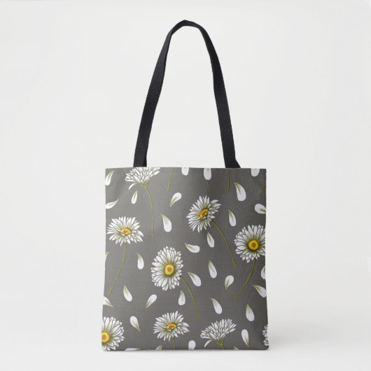 Daisies chic pattern tasche (Vorderseite)