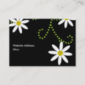 Daisies Chubby Business Card Visitenkarte (Rückseite)