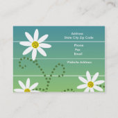 Daisies Chubby Business Cards Visitenkarte (Rückseite)