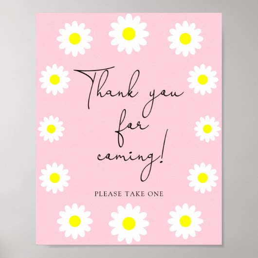 Daisies \ Danke für das Kommen Poster (Vorne)