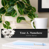 Daisies Desk Namplate Namensplakette