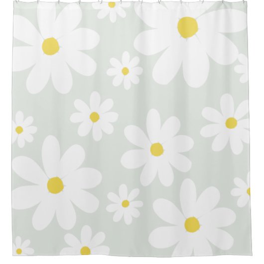 Daisies Duschvorhang (Vorderseite)