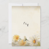 Daisies Einladung (Rückseite)