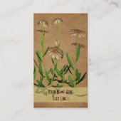 Daisies Floral Business Card Visitenkarte (Vorderseite)