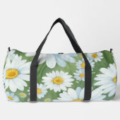Daisies Floral Pattern Duffle Bag (Vorderseite)