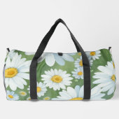 Daisies Floral Pattern Duffle Bag (Rückseite)