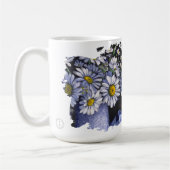 Daisies flower Let your dream blossom mug Kaffeetasse (Links)