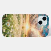 Daisies Flowers Meadow Sunrise Case-Mate iPhone Hülle (Rückseite (Horizontal))