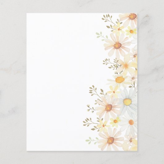 Daisies Flyer (Hinten)