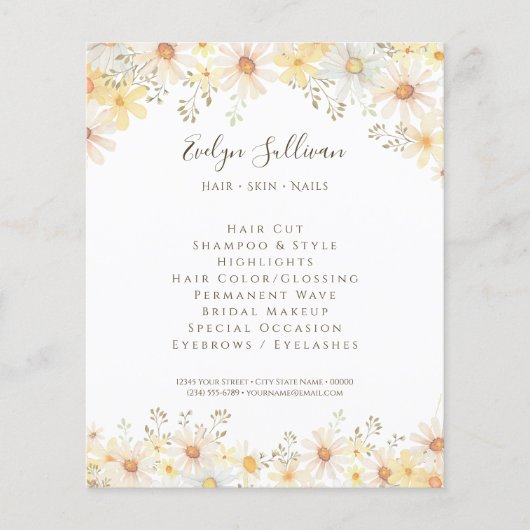 Daisies Flyer (Vorne)