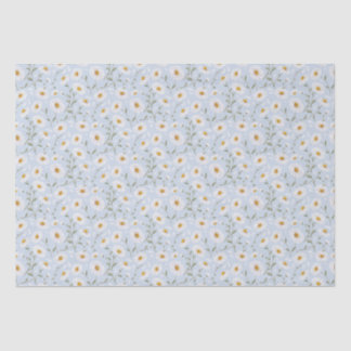 Daisies (Gainsboro) - Blumenmuster für Wasserfarbe Seidenpapier