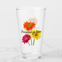 Daisies Gerbera Nature Glas