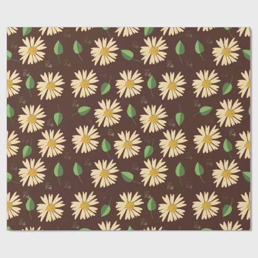 Daisies Geschenkpapier (Flach)