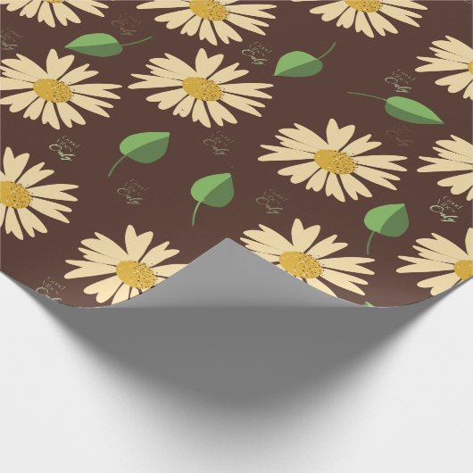Daisies Geschenkpapier (Ecke)