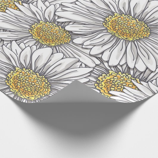 Daisies Geschenkpapier (Ecke)
