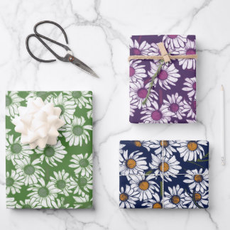Daisies Geschenkpapier Set