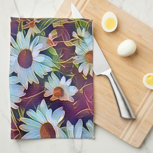 DAISIES GESCHIRRTUCH (Viertel Falte)