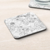 Daisies Getränkeuntersetzer (Linke Seite)