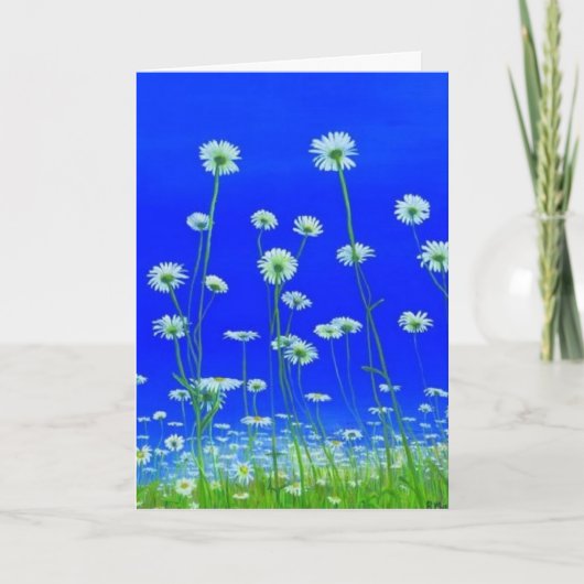 Daisies greeting card for any chance karte (Vorderseite)