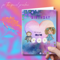 Daisies, Hope Faith Liebe Mama Geburtstagskarte