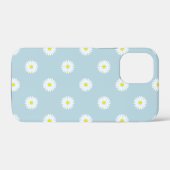 Daisies Illustratives Muster auf blass blau Case-Mate iPhone Hülle (Rückseite (Horizontal))