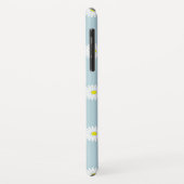 Daisies Illustratives Muster auf blass blau Case-Mate iPhone Hülle (Hinten/Links)
