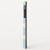 Daisies Illustratives Muster auf blass blau Case-Mate iPhone Hülle (Hinten/Links)