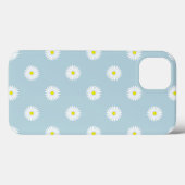 Daisies Illustratives Muster auf blass blau Case-Mate iPhone Hülle (Rückseite (Horizontal))