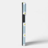 Daisies Illustratives Muster auf blass blau Case-Mate iPhone Hülle (Rückseite / Rechts)