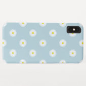 Daisies Illustratives Muster auf blass blau Case-Mate iPhone Hülle (Rückseite (Horizontal))