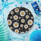 Daisies in Black Pappteller (Party)