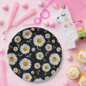 Daisies in Black Pappteller (Party)