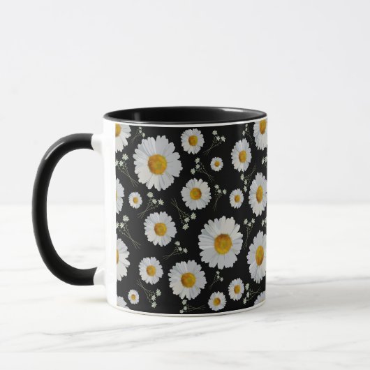 Daisies in Black Tasse (Links)