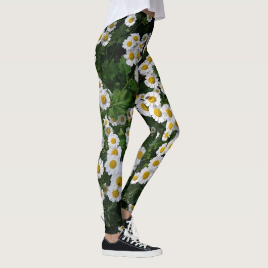 Daisies in einer Wiese Leggings (Rechts)