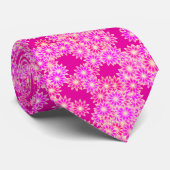 Daisies in shades of pink and orchid krawatte (Gerollt)