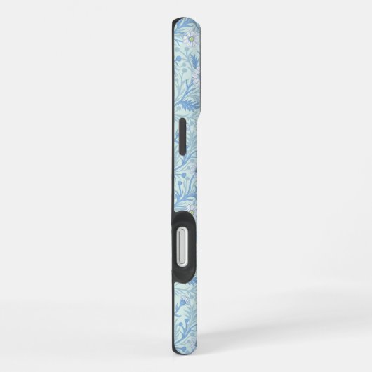 Daisies in white and blue on sea glass iPhone hülle (Rechte Seite)