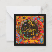 Daisies Inspirivity Embrace Fun Floral Mitteilungs Mitteilungskarte (Vorderseite)