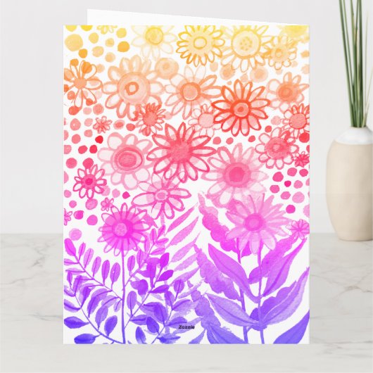 Daisies Karte (Rückseite)