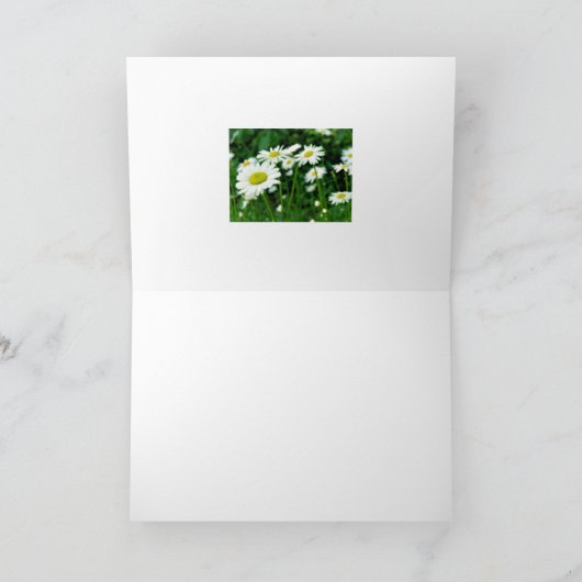 Daisies Karte (Innenseite)