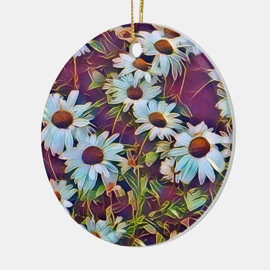 DAISIES KERAMIK ORNAMENT (Links)
