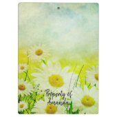 Daisies Klemmbrett (Rückseite)