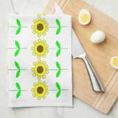 Daisies Küchentücher (Viertel Falte)