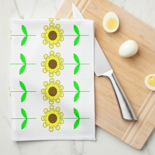 Daisies Küchentücher (Viertel Falte)