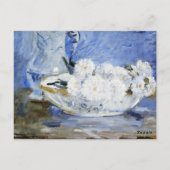 Daisies, Kunstmalerei von Berthe Morisot, Postkarte (Rückseite)