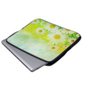 Daisies Laptopschutzhülle (Vorne Knopf)