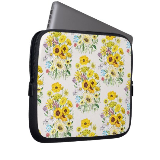 Daisies Laptopschutzhülle (Vorne Rechts)