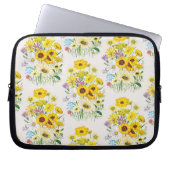 Daisies Laptopschutzhülle (Vorderseite)