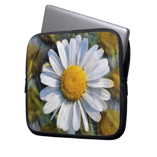 DAISIES LAPTOPSCHUTZHÜLLE (Vorderseite Links)