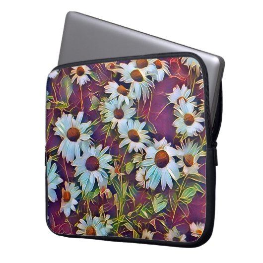 DAISIES LAPTOPSCHUTZHÜLLE (Vorderseite Links)