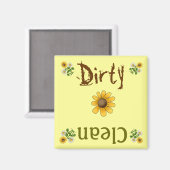 Daisies Magnet (Vorderseite/Rückseite)